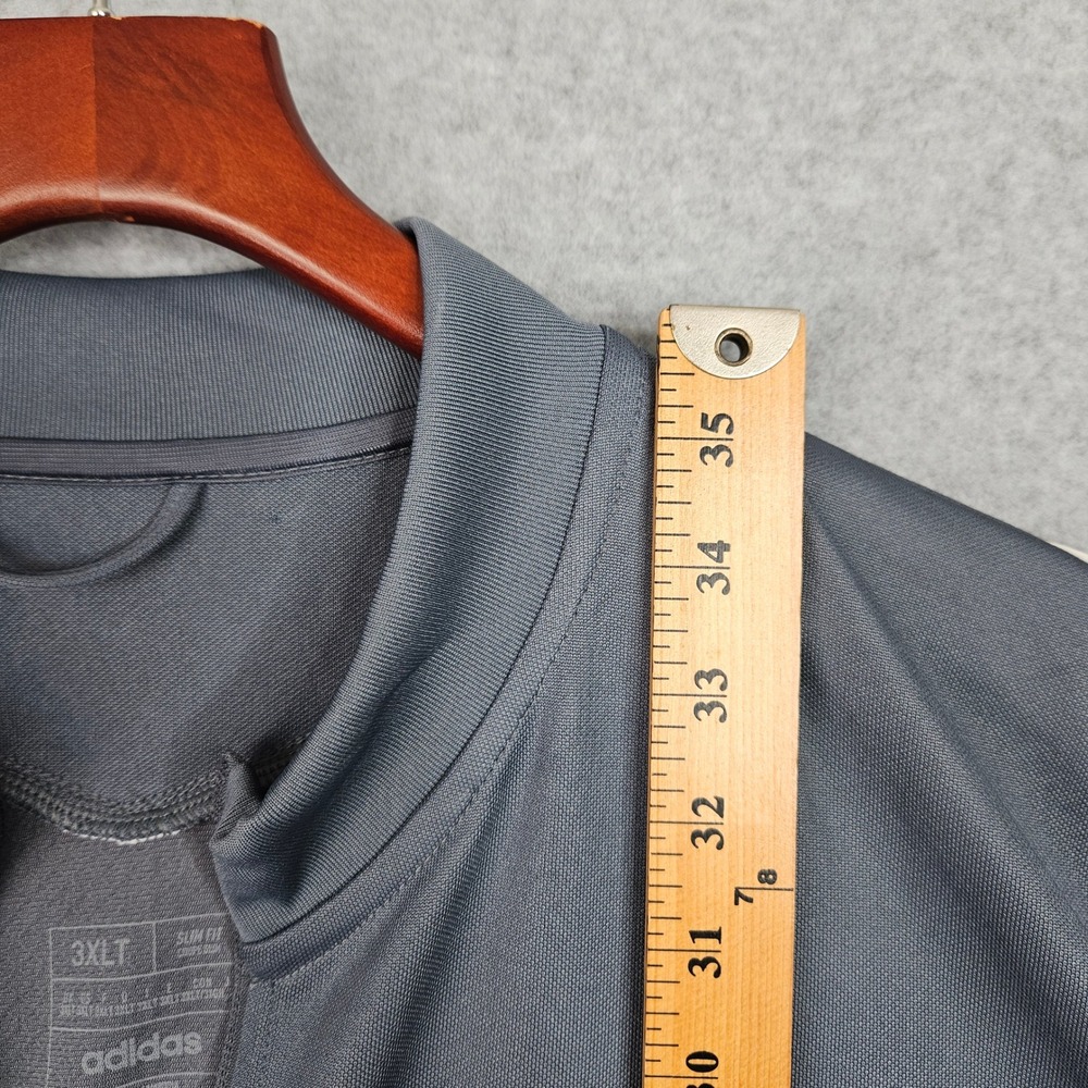Adidas Tiro 23 League Training Jacket Mens 3XLT Grey White HS3504 Slim Fit New - Picture 6 of 8